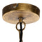 Plafondlamp 50 x 50 x 65 cm Gouden Metaal