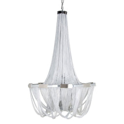 Plafondlamp 80 x 80 x 120 cm Metaal Zilver