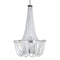Plafondlamp 80 x 80 x 120 cm Metaal Zilver
