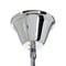Plafondlamp 80 x 80 x 120 cm Metaal Zilver