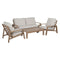 Tuinmeubilair Beige Natuurlijk 184 x 74 x 65 cm