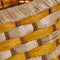 Mandenset Oranje Natuurlijk Papier Vezel (2 Stuks)