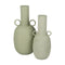 Vaas Lichtgroen Ijzer 26 x 26 x 53 cm