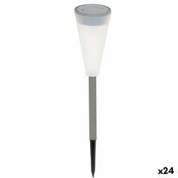 Tuinverlichting op zonne-energie Aktive Plastic 6,7 x 39 x 6,7 cm (24 Stuks)