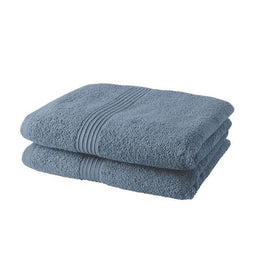 Set van 2 TODAY handdoeken 50x90 cm 100% Katoen - Denim