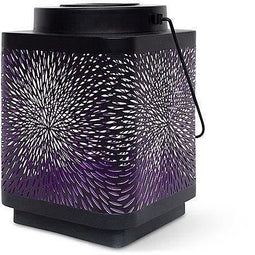 Lantaarn op zonne-energie - GARDEN ID Attract - Paars 11 x 11 h15 cm - 6 tot 8 uur autonomie - Mo...