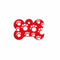 Naamplaatje Imarc Bone Rood