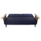 Slaapbank DKD Home Decor Blauw Bruin Zwart Metaal Modern Stads 203 x 87 x 81 cm