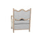 Leunstoel DKD Home Decor 66 x 70 x 88 cm 70 x 73 x 88 cm Spar Lichtbruin Lichtgrijs