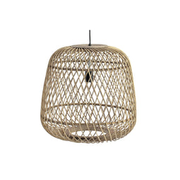 Plafondlamp DKD Home Decor Lichtbruin Rotan (44 x 44 x 41 cm)