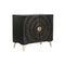 Dientafel DKD Home Decor Zwart Gouden 81 x 45 x 75 cm