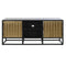 Tv-meubel DKD Home Decor Zwart Metaal Hout (120 x 37 x 50 cm)