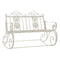 Schommelstoel DKD Home Decor Metaal Aluminium Wit (118 x 90 x 92 cm)