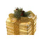 Kerstversiering DKD Home Decor Wit Rood Gouden 25 x 25 x 25 cm (3 Onderdelen)