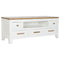 Tv-meubel DKD Home Decor Wit Bruin Acacia Mangohout 125 x 40 x 50 cm