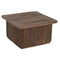 Hoofdtafel Home ESPRIT Bruin Hout 70 x 70 x 39 cm