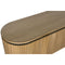Tv-meubel Home ESPRIT Zwart Natuurlijk Metaal Paulownia hout 180 x 40 x 55 cm