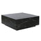 Hoofdtafel Home ESPRIT Zwart Hout MDF 90 x 90 x 35 cm