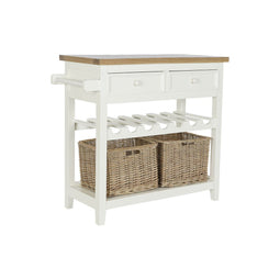 Console DKD Home Decor Beige vlechtwerk Paulownia hout 88 x 38 x 80 cm