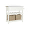 Console DKD Home Decor Beige vlechtwerk Paulownia hout 88 x 38 x 80 cm