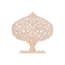 Decoratieve figuren Home ESPRIT Natuurlijk Boomstructuur 122 x 2 x 122 cm