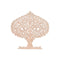 Decoratieve figuren Home ESPRIT Natuurlijk Boomstructuur 122 x 2 x 122 cm