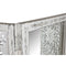 Kamerscherm Home ESPRIT Wit Mangohout Spiegel 152 x 2 x 182 cm