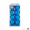 Set kerstballen Blauw Plastic 8 x 9 x 8 cm (12 Stuks)