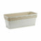 Zelfwaterende plantenpot Stefanplast Cloe Wit Plastic 49,5 x 17 x 19 cm (12 Stuks)