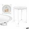 Opvouwbare bijzettafel GiftDecor WR4405.1 Wit 46,8 x 50,2 x 46,8 cm (4 Stuks)