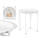 Opvouwbare bijzettafel GiftDecor WR4405.1 Wit 46,8 x 50,2 x 46,8 cm (4 Stuks)