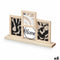 Fotolijsten GiftDecor 411106 Zwart Natuurlijk Metaal Hout MDF (6 Stuks)