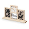 Fotolijsten GiftDecor 411106 Zwart Natuurlijk Metaal Hout MDF (6 Stuks)