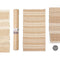 Tapijt GiftDecor NO.01 Wit Bruin 70 x 140 cm (8 Stuks)
