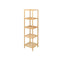 Planken Berilo W31016A3 Bruin Bamboe 33 x 141 x 32 cm (2 Stuks)