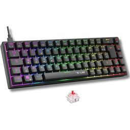 Toetsenbord The G-Lab KEYZ-TITAN-B/SP Zwart