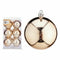 Set kerstballen champagne Plastic Ø 7 cm (12 Stuks)