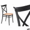 Stoel GiftDecor PC-175 Zwart Beige 4 Stuks
