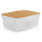 Multi-functionele Kist Kinvara CH52980 (27) Wit Bruin Bamboe Polypropyleen 35,7 x 14 x 26,2 cm (6...