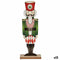 Decoratieve figuren Notenkraker Zwart Rood Groen Hout 8 x 40 x 15 cm (12 Stuks)
