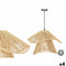 Plafondlamp GiftDecor 24B513 Zwart Natuurlijk Metaal Papier 40 W 41 x 30 x 41 cm (4 Stuks)