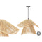Plafondlamp GiftDecor 24B513 Zwart Natuurlijk Metaal Papier 40 W 41 x 30 x 41 cm (4 Stuks)