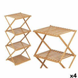Planken GiftDecor CH68220-5 2 Natuurlijk Bamboe 40 x 92,5 x 33,2 cm (4 Stuks)