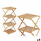 Planken GiftDecor CH68220-5 2 Natuurlijk Bamboe 40 x 92,5 x 33,2 cm (4 Stuks)