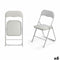 Vouwbare Stoel GiftDecor 10925 Grijs 43 x 46 x 78 cm 88 x 6,5 x 45 cm (6 Stuks)