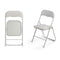 Vouwbare Stoel GiftDecor 10925 Grijs 43 x 46 x 78 cm 88 x 6,5 x 45 cm (6 Stuks)