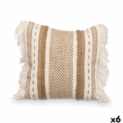 Kussen GiftDecor SH-CS-22-058 Bruin Natuurlijk 45 x 16 x 45 cm (6 Stuks)