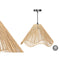 Plafondlamp GiftDecor 23B545C Zwart Natuurlijk Metaal Papier 40 W 40 x 25 x 40 cm (4 Stuks)