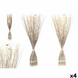Decoratieve Bloem GiftDecor DD115008 Wit 14 x 100 x 10 cm 8 x 100 x 18 cm (4 Stuks)