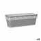 Zelfwaterende plantenpot Stefanplast Cloe Grijs Plastic 49,5 x 17 x 19 cm (12 Stuks)